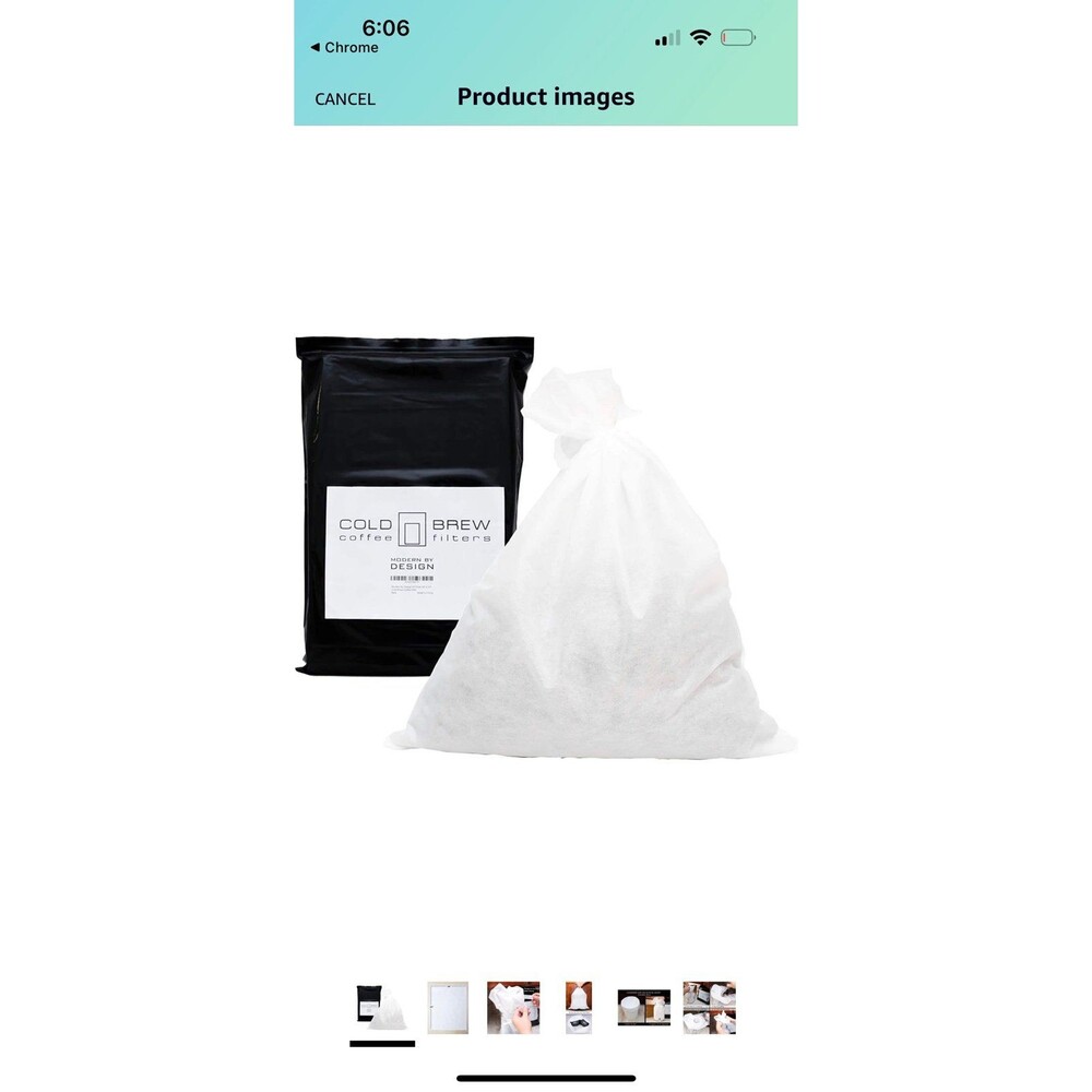 Cold Brew coffee filters